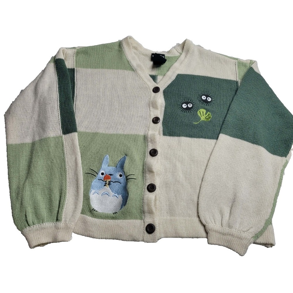 Her Universe Studio Ghibli My Neighbor Totoro Patchwork Cardigan Women's Small